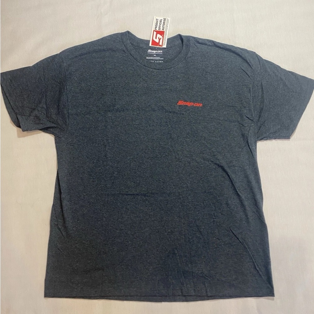 Snap Dark Gray T-Shirt with Red Logo